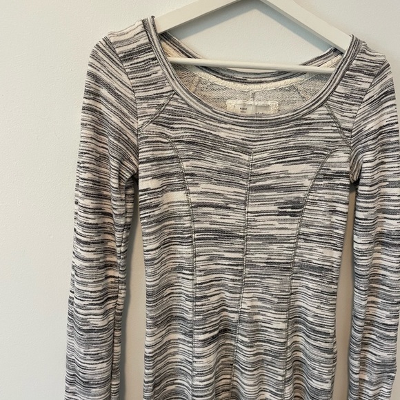 Anthropologie Grey Heathered Sweater Dress - Picture 2 of 9